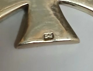 Colgante Cruz de Hierro Plata de Ley