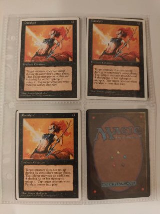 Paralyze. Magic. Mtg