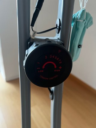 Bicicleta Estática Plegable con Respaldo