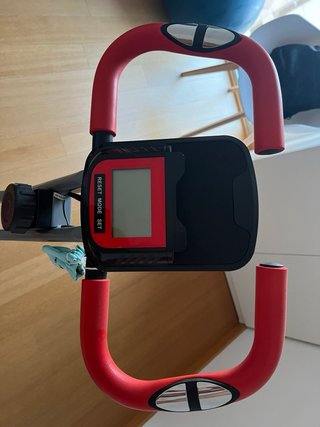 Bicicleta Estática Plegable con Respaldo