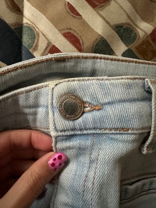 Pantalón vaquero flare azul