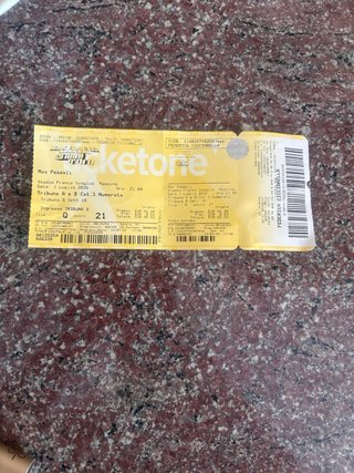 Biglietto Max Pezzali - Stadio Messina 1 Luglio 20