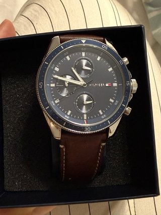 Reloj Tommy Hilfiger Azul y Marrón