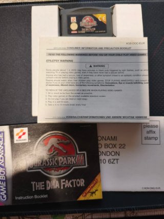 Jurassic Park III: The DNA Factor GBA