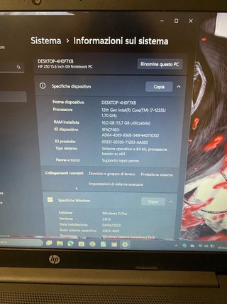 HP 250 G9 Notebook Grigio