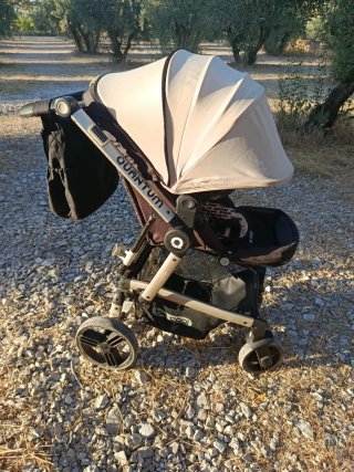 Carro Be Cool Quantum Beige/Negro 3 piezas