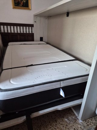 Cama Abatible 90x1.90 con Colchón