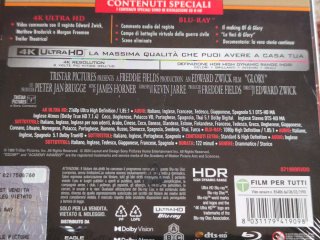 TIEMPOS DE GLORIA Steelbook 4K UHD + Blu-ray