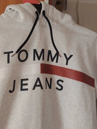 Sudadera Tommy Jeans Gris Talla M