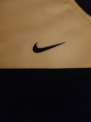 Camiseta Vintage Nike XL Blanca y Negra