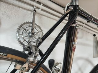 Bicicleta vintage restaurada decoración