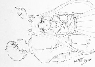 Settei Sailor Moon & Tuxedo Mask