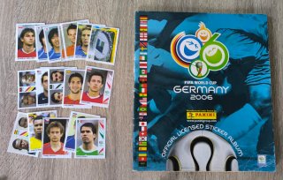 Lote álbum Alemania 2006 + 90 stickers sin pegar