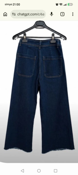 Vaqueros Zara Wide Leg Talla 42