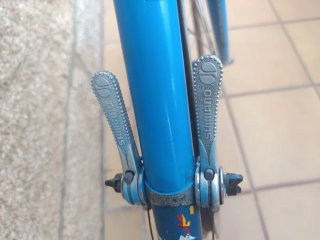 Bicicleta Suiza de carretera Azul