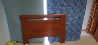 2 Colchones 90cm y Cabecero Madera