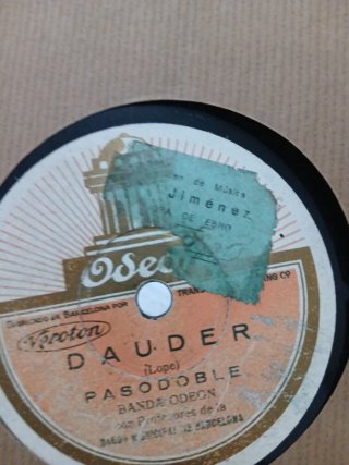 Disco Pizarra 78rpm Pepita Samper
