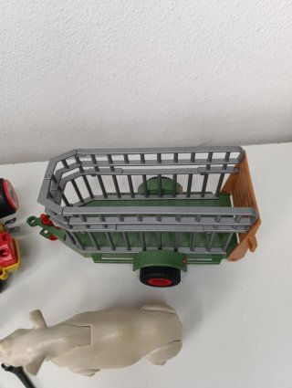 Playmobil 4832 Jeep con Jaula y Rinoceronte