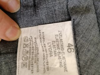 Pantalón de pinzas hombre gris