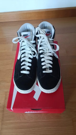 Zapatillas Nike Blazer Mid GS Negras Talla 39