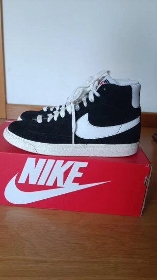 Zapatillas Nike Blazer Mid GS Negras Talla 39