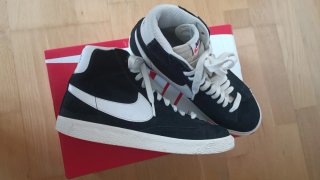 Zapatillas Nike Blazer Mid GS Negras Talla 39