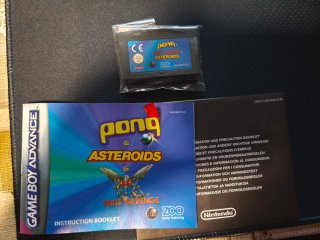 Pong Asteroids Yar Revenge GBA Nintendo