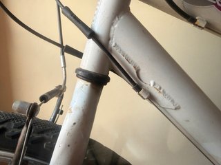Bicicleta Rockrider 26 Blanca
