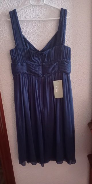 Vestido Tintoretto azul talla 42 nuevo