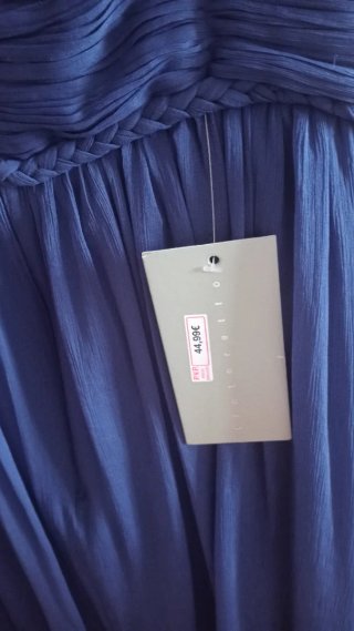 Vestido Tintoretto azul talla 42 nuevo