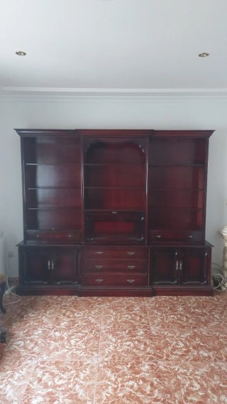 Salón completo: mueble, mesa y 6 sillas