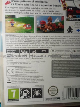 SIN ABRIR Super Mario Odyssey Nintendo Switch