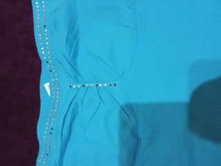 Top azul L/XL