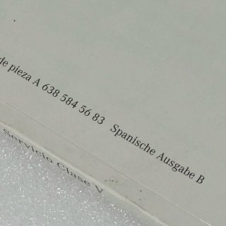 Instrucciones Mercedes V w638 español