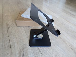 Soporte Portátil Aluminio Negro Ajustable