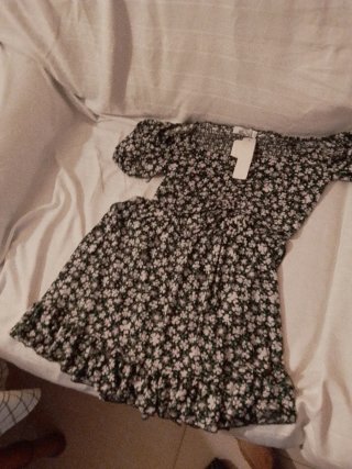 Vestido floral corto verano