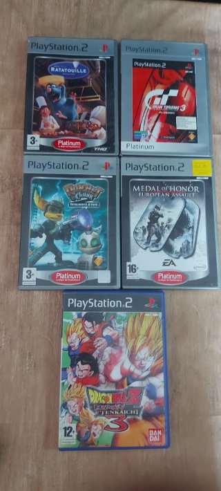 Cajas Juegos PlayStation 2 (PS2)