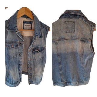 Chaleco Vaquero Pull&Bear Talla S (grande)