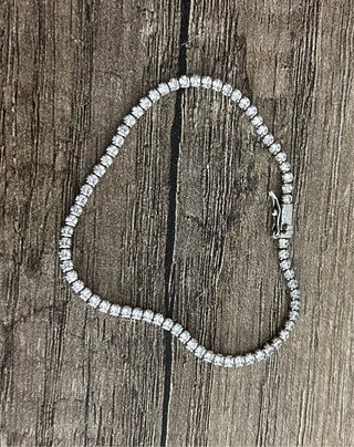 Pulsera de plata y circonitas