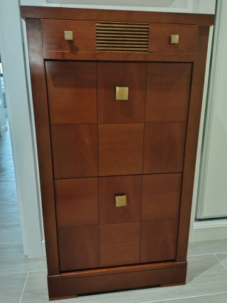 Mueble zapatero de madera