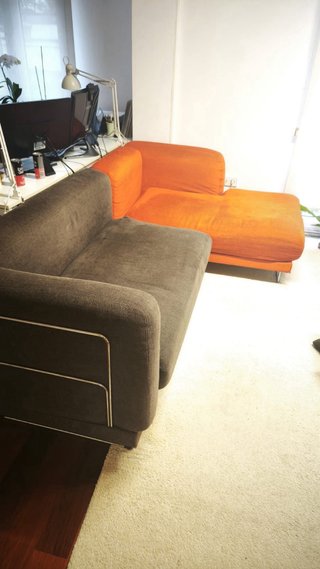 Sofá modular 2 plazas + chaise longue