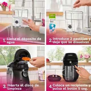 Cafetera Bosch Tassimo Happy Negra