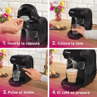 Cafetera Bosch Tassimo Happy Negra