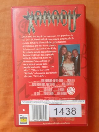 Película VHS Xanadu - Musical Español
