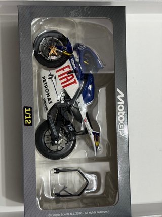 Modellino Moto Yamaha Fiat Petronas 1/12