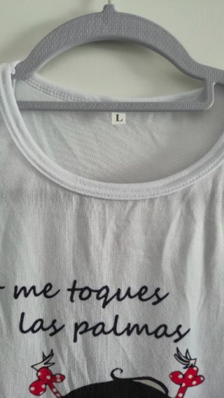 Camiseta No me toques las palmas