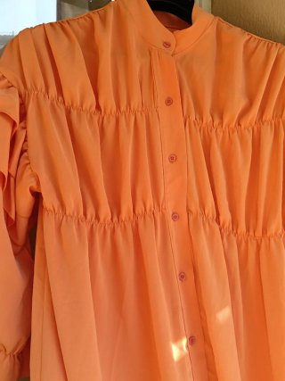 Vestido largo Nara naranja talla única