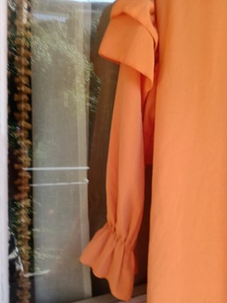 Vestido largo Nara naranja talla única