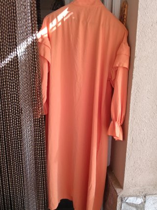 Vestido largo Nara naranja talla única