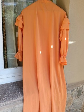 Vestido largo Nara naranja talla única